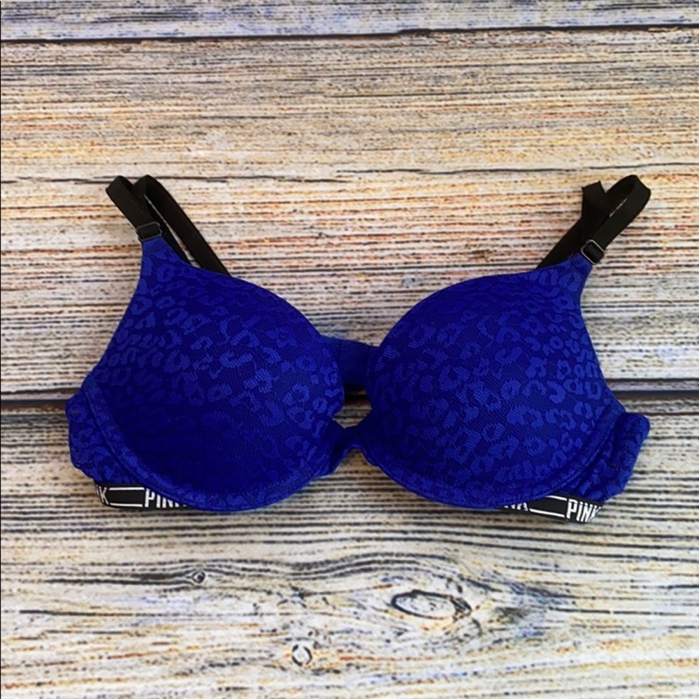 VS Pink Cheetah lace Bra